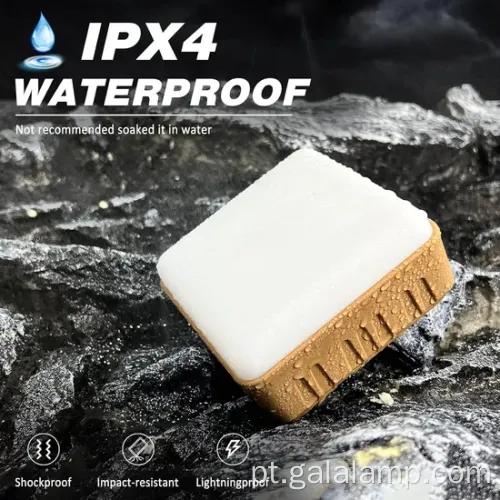 Lâmpada LED recarregável portátil para uso de camping ao ar livre